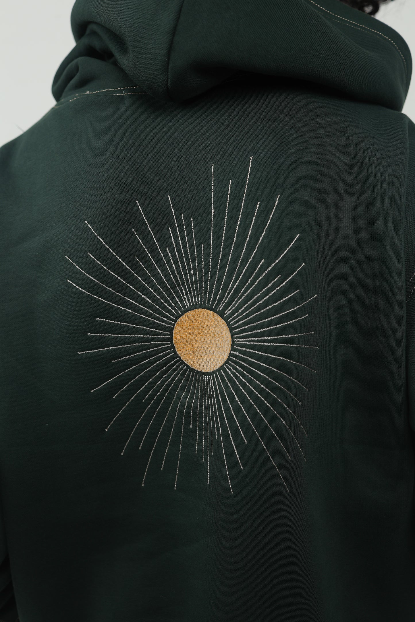 ELUX Sunburst Hoodie print detail
