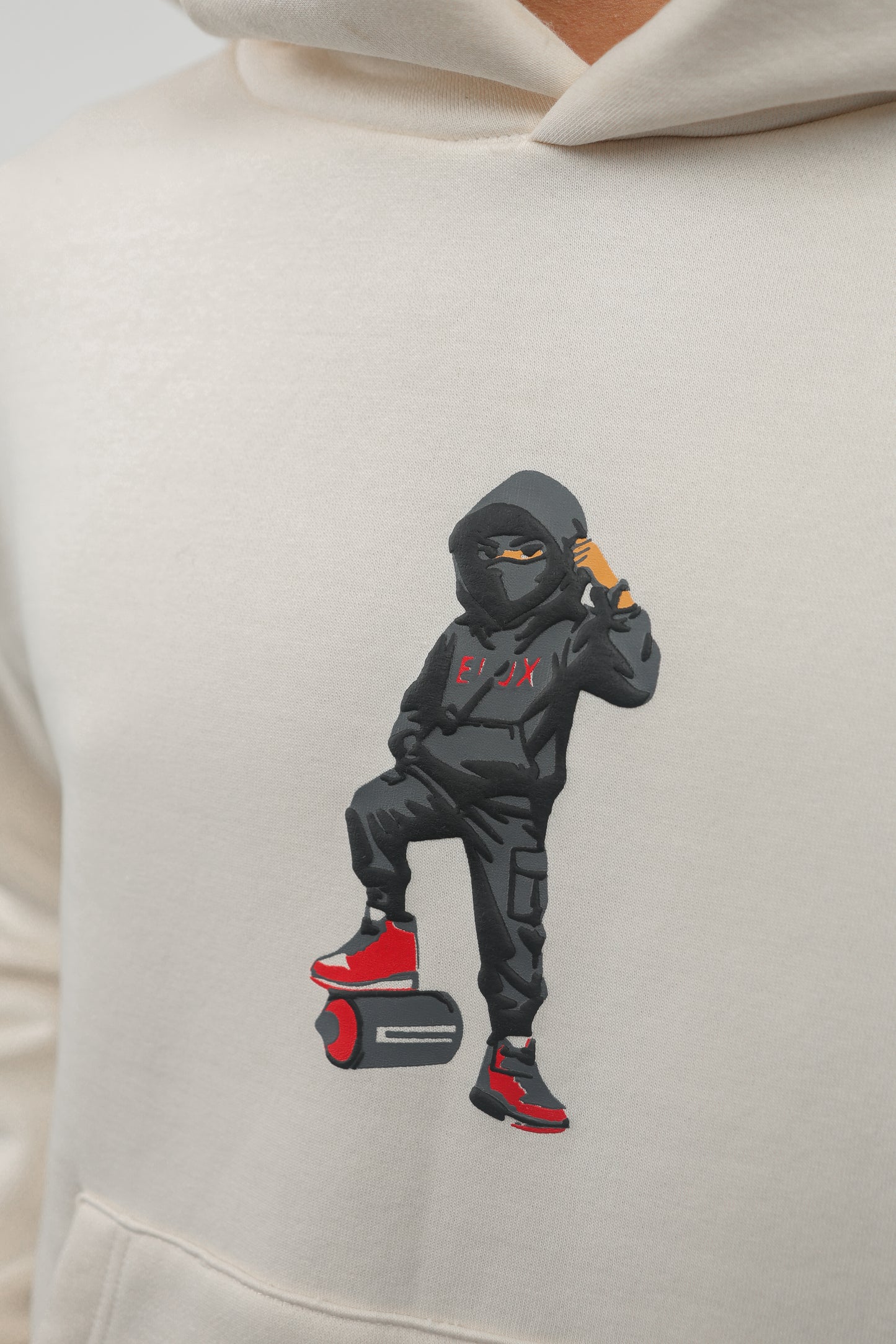 ELUX Urban Rebel Hoodie print detail