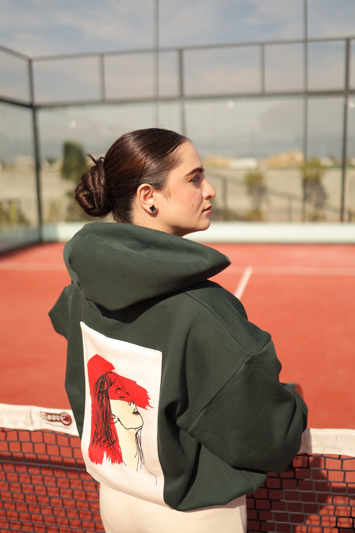 Abstract Portrait Graphic Unisex Hoodie