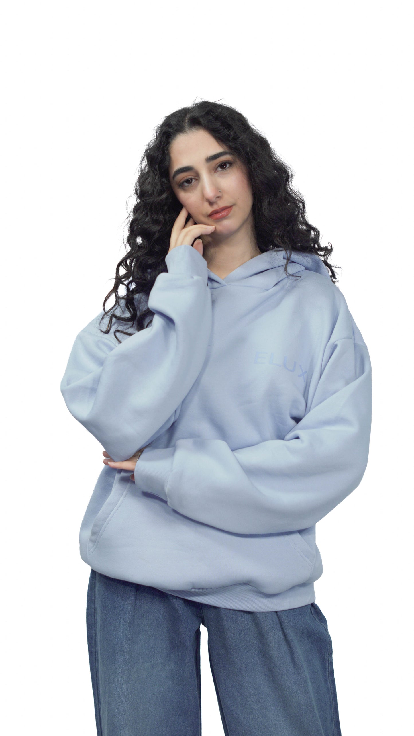 ELUX Minimal Text Hoodie