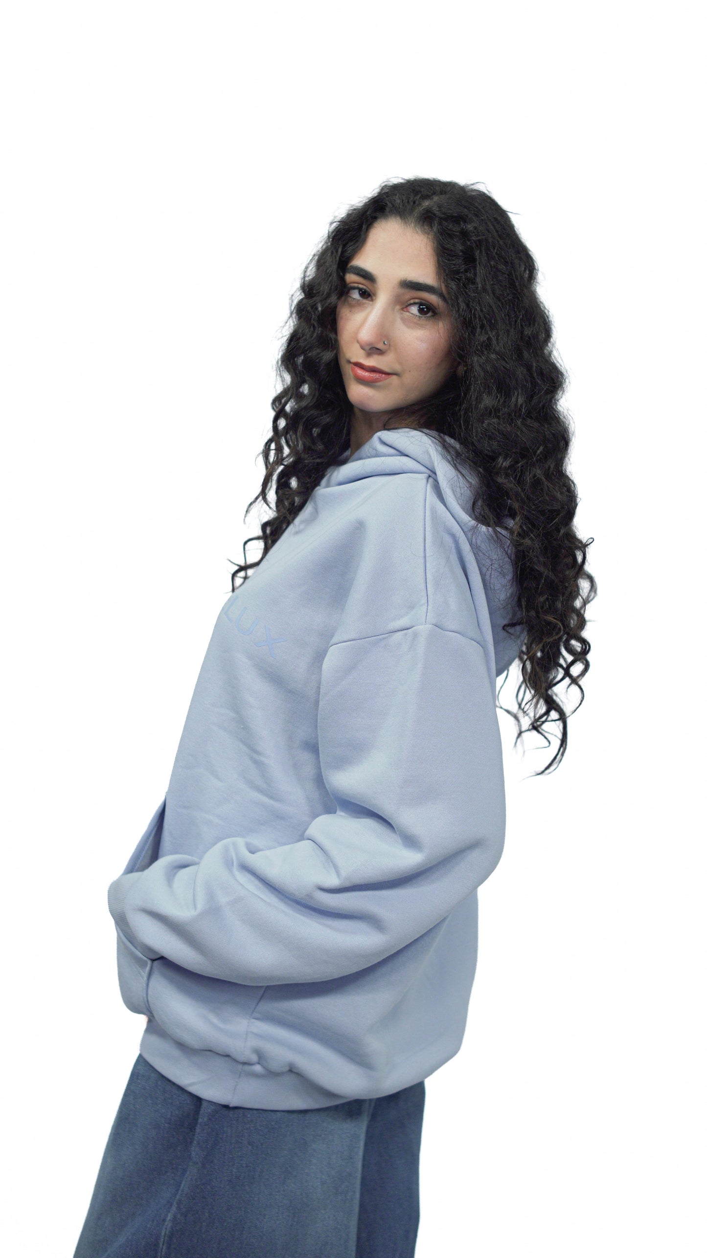 ELUX Minimal Text Hoodie
