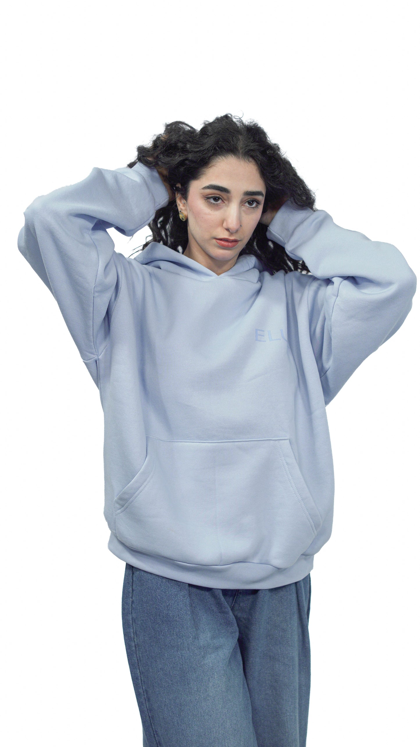 ELUX Minimal Text Hoodie