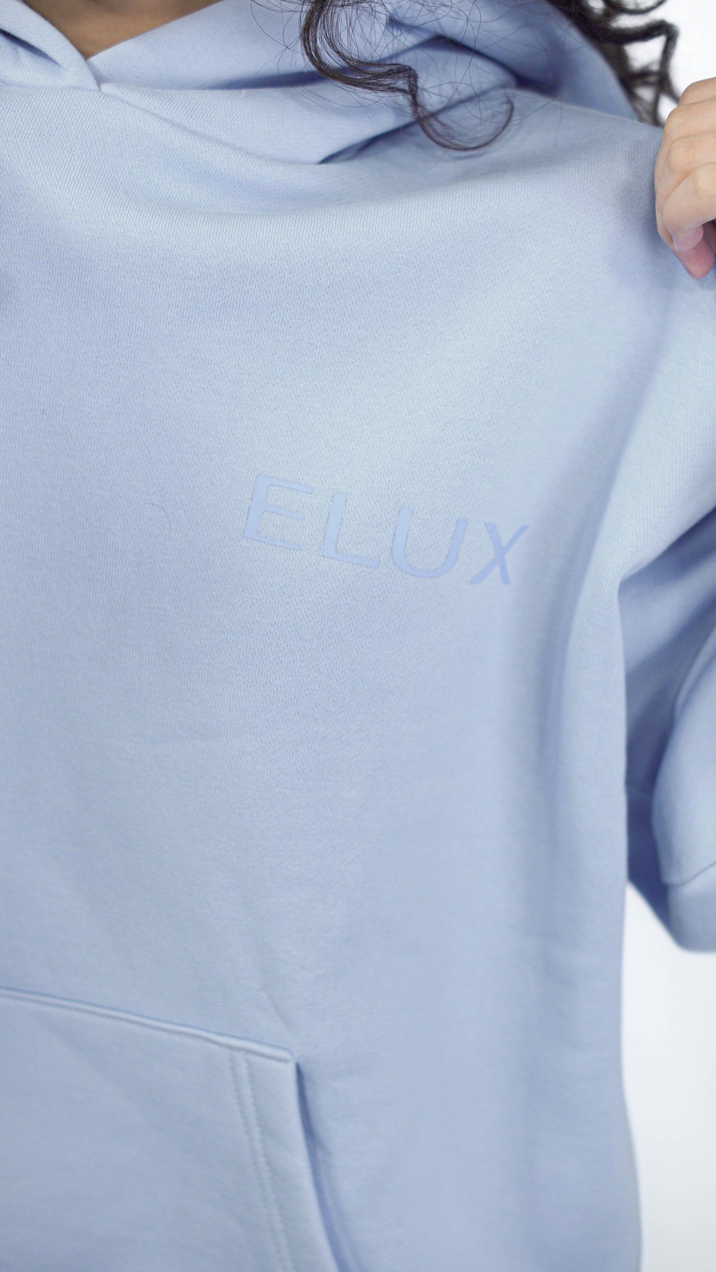 ELUX Minimal Text Hoodie