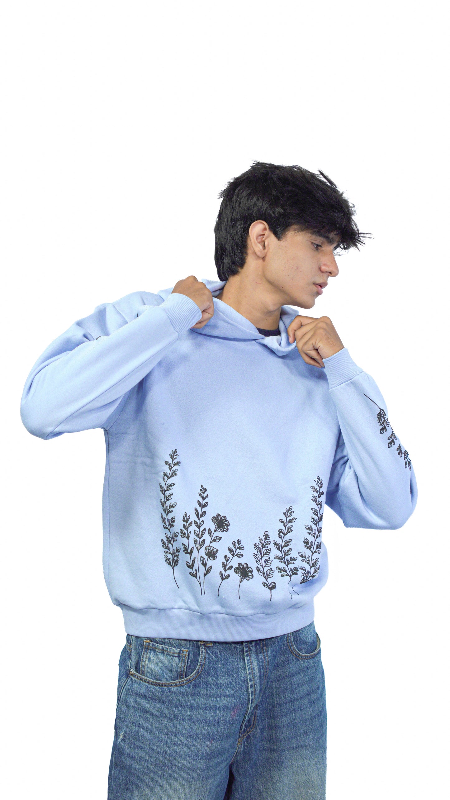 Floral Garden Graphic Unisex Hoodie