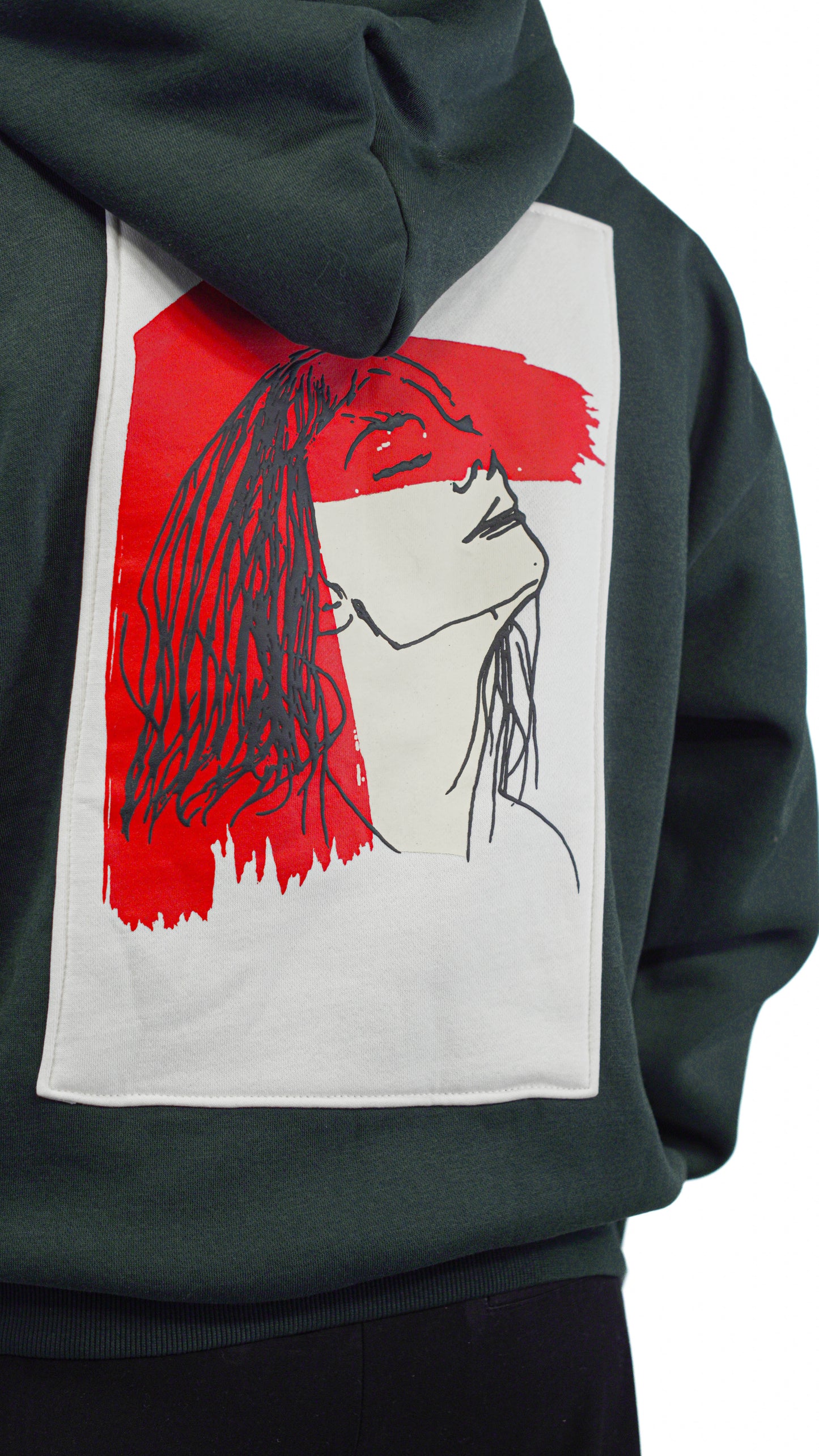 Abstract Portrait Graphic Unisex Hoodie