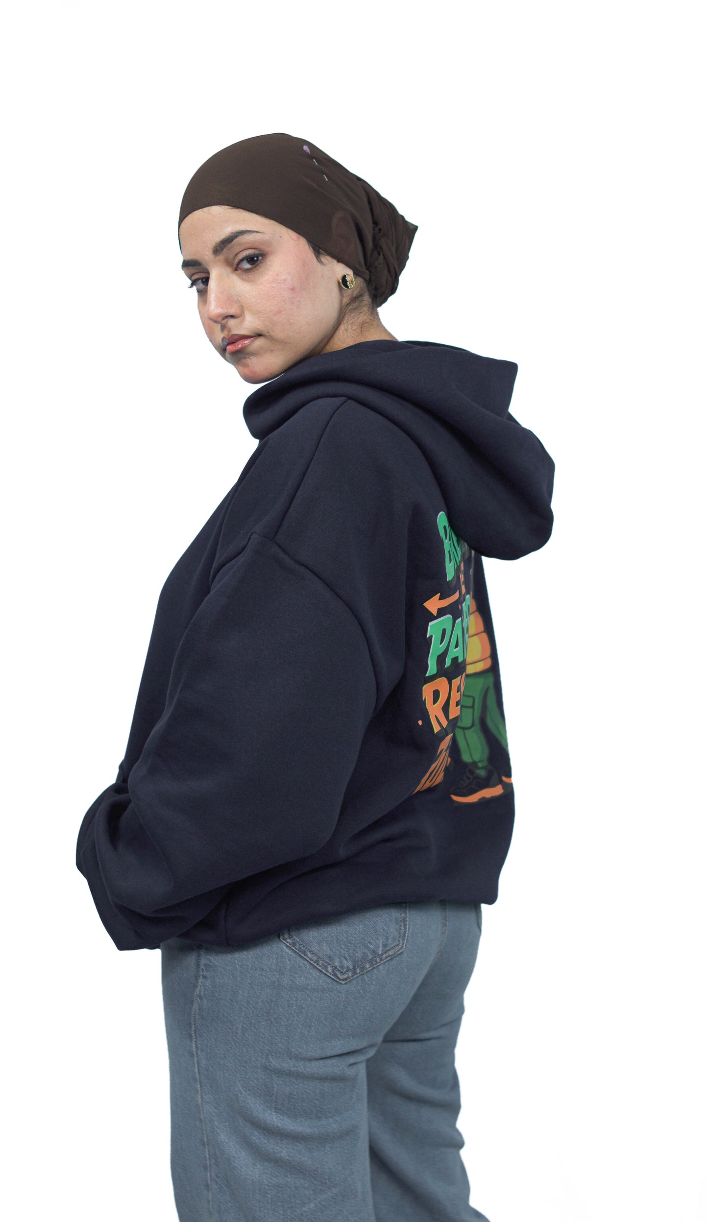 Break The Pattern Back Graphic Hoodie