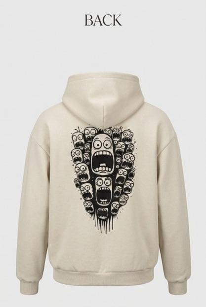 Urban Monster Back Graphic Hoodie