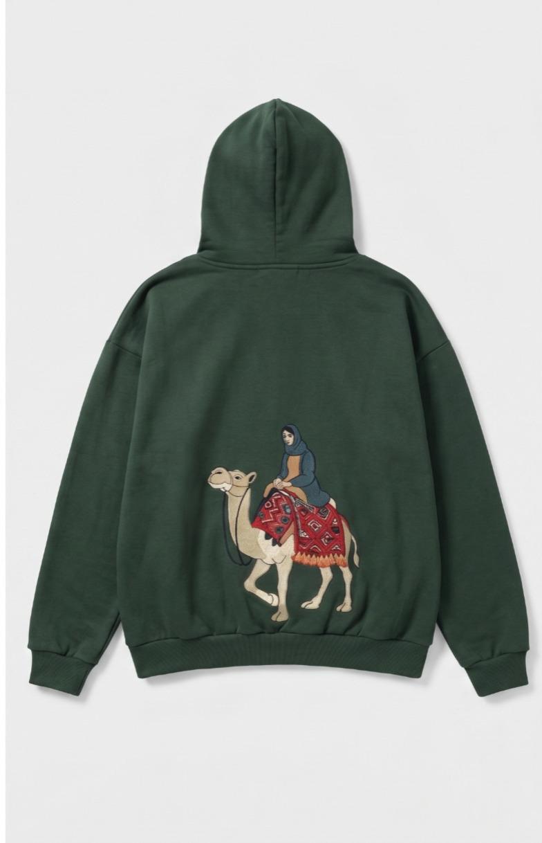 Desert Rider Embroidered Unisex Hoodie