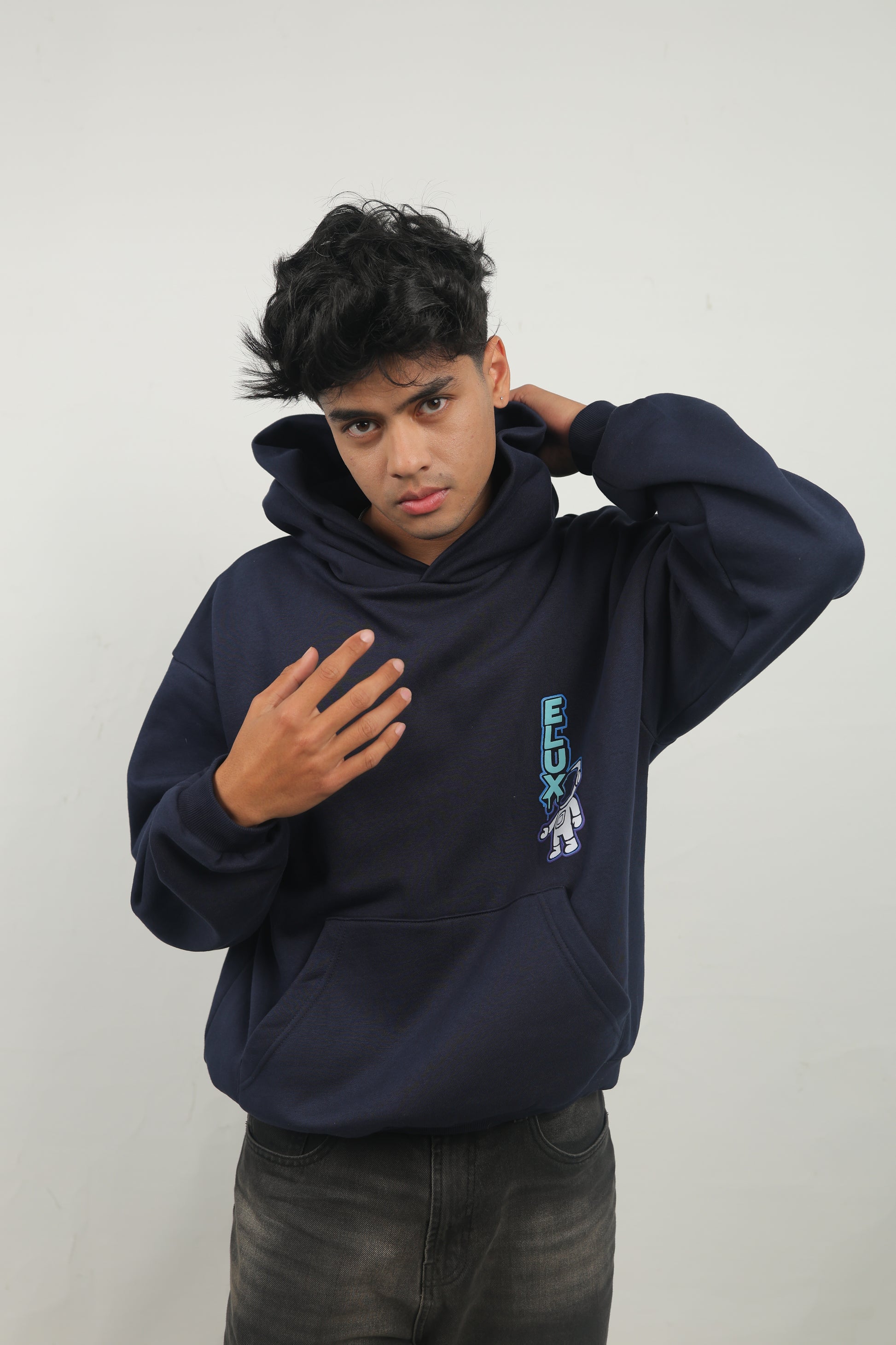 ELUX Astronaut Graphic Hoodie front view