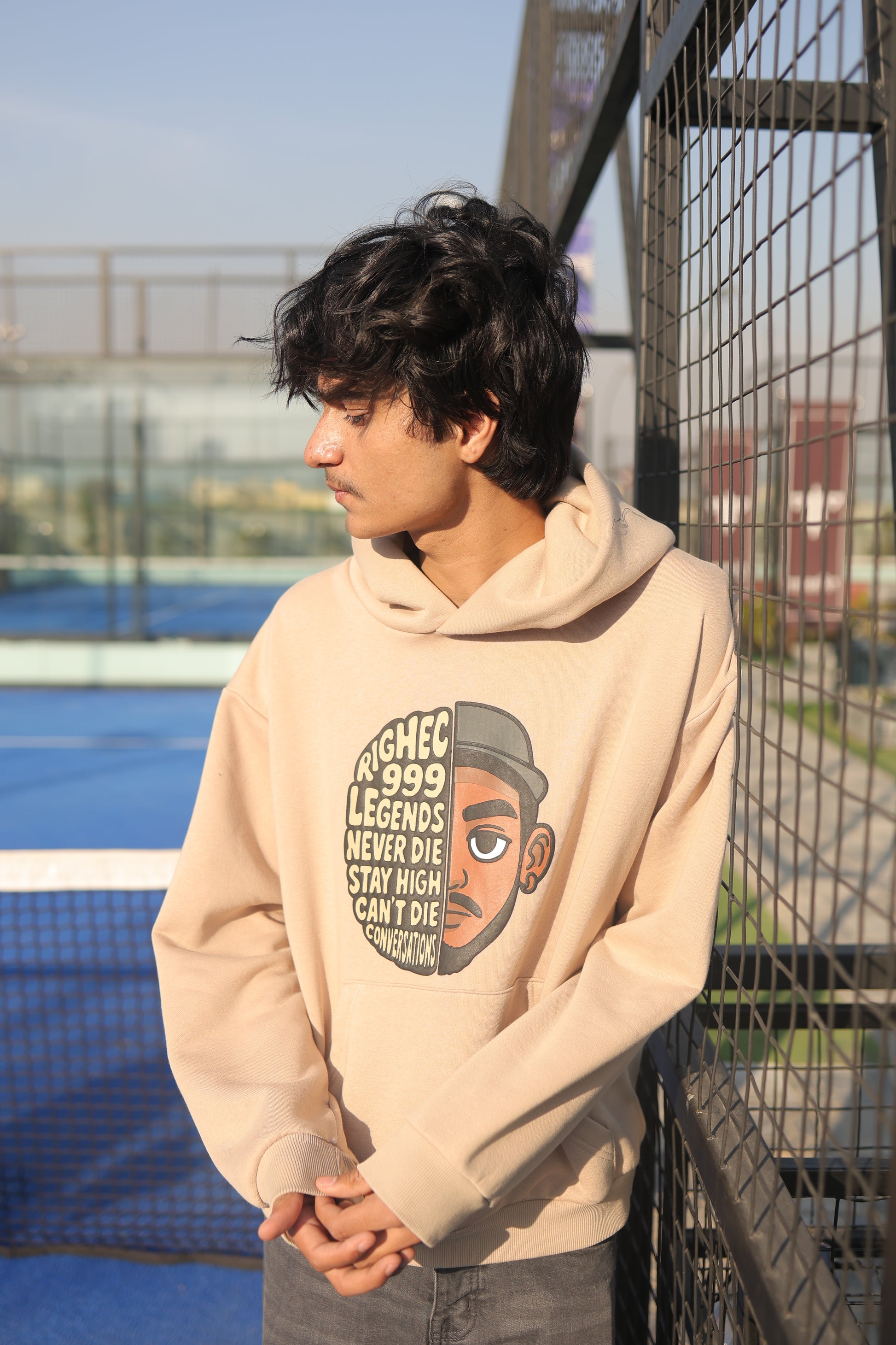 ELUX Legends Never Die Graphic Hoodie side view