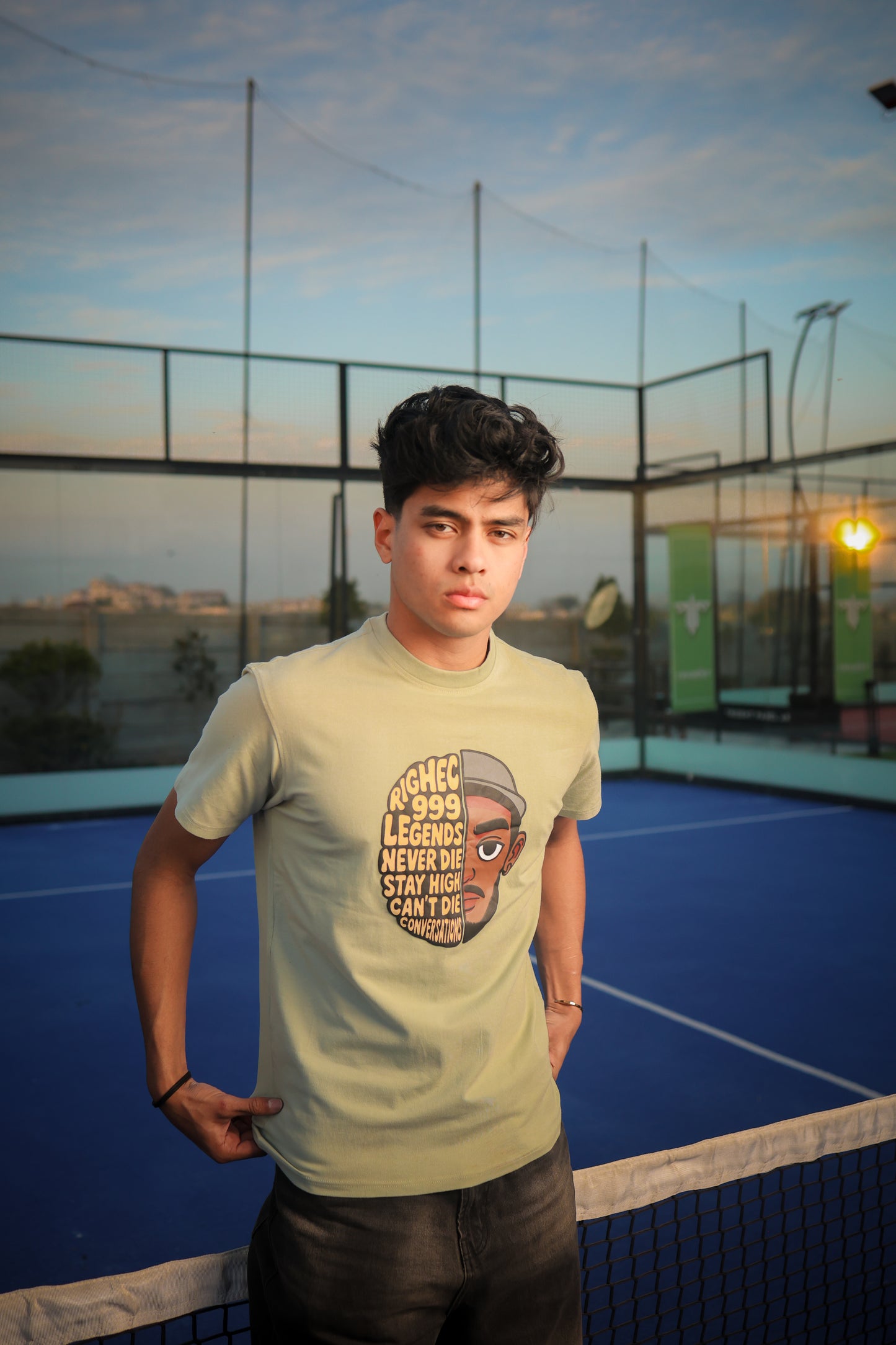 ELUX Legends Never Die Graphic Tee front view