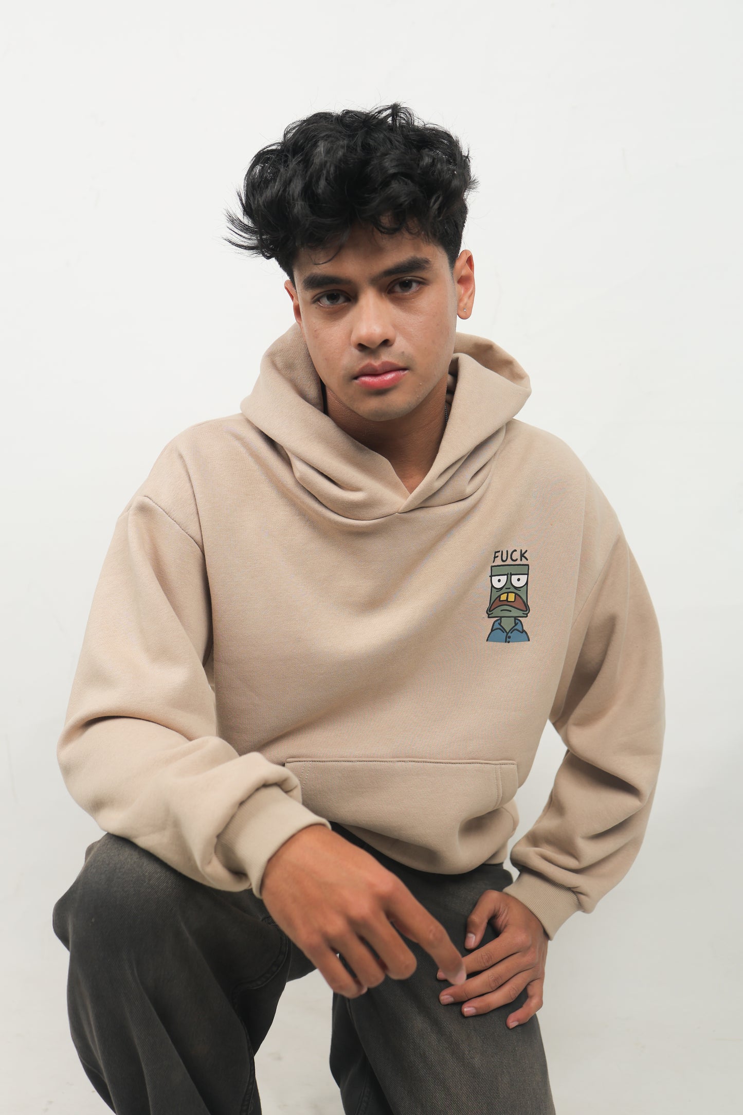 ELUX Savage Mood Graphic Hoodie angled view