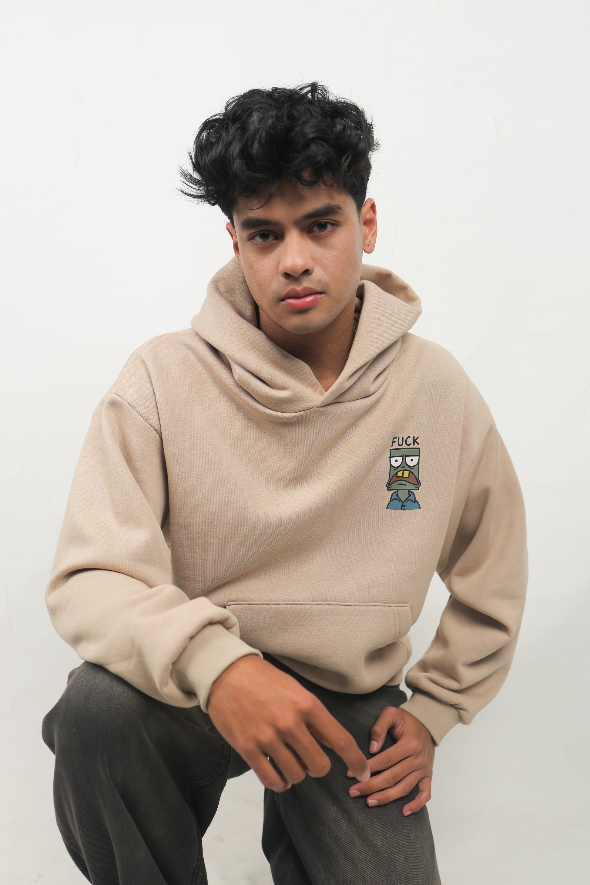 ELUX Savage Mood Graphic Hoodie angled view