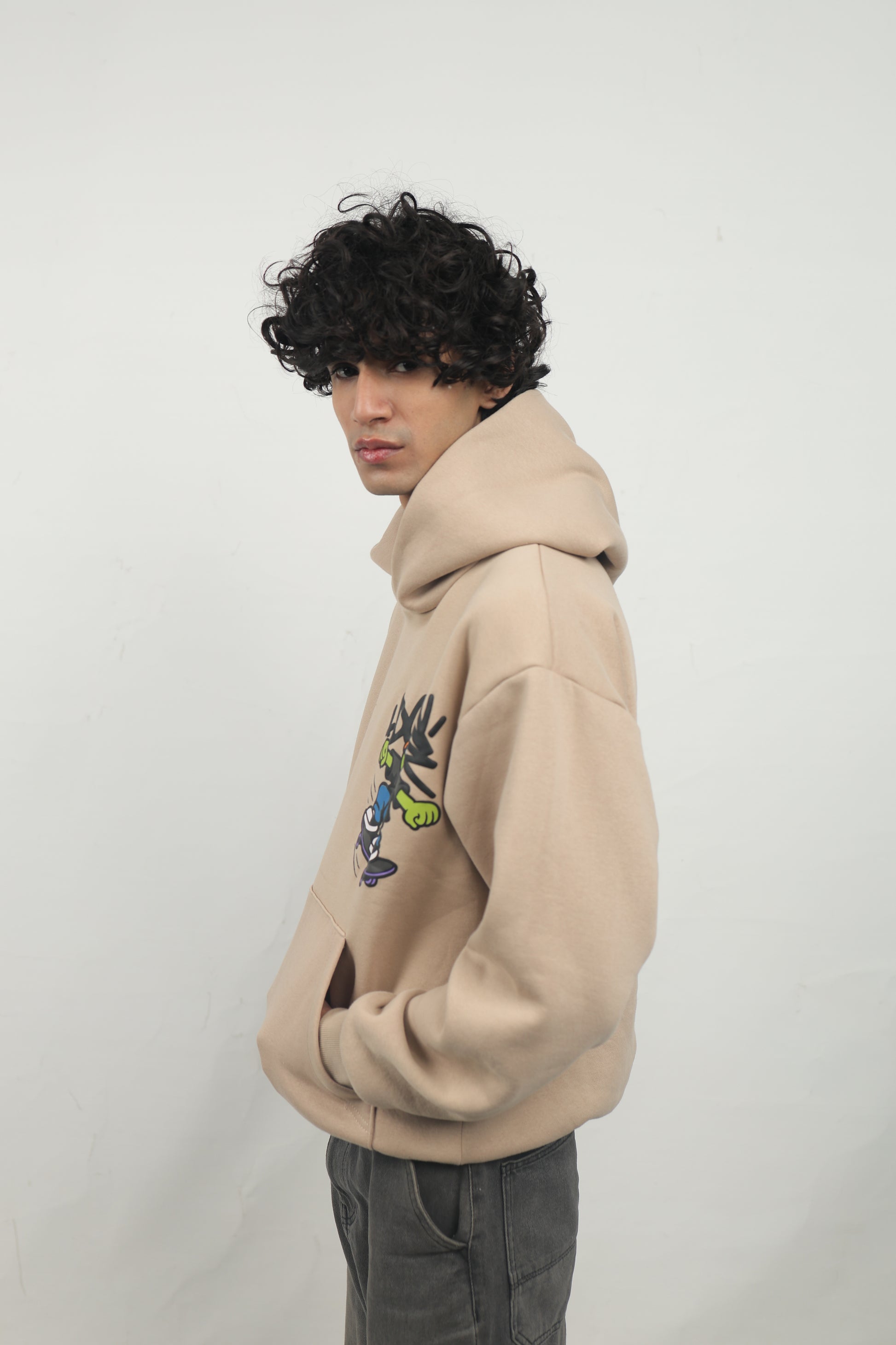 ELUX Street Skater Graphic Hoodie side view