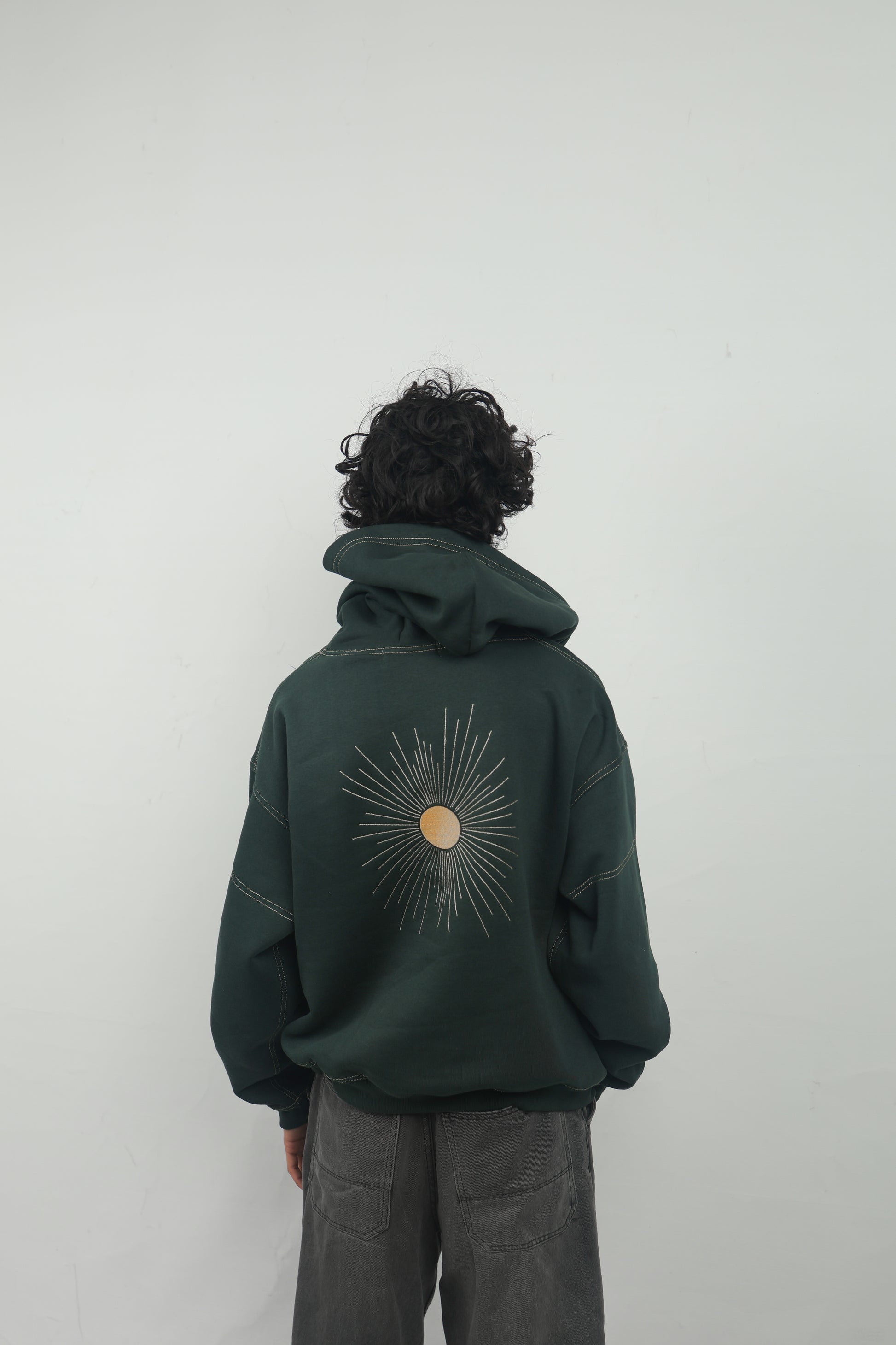 ELUX Sunburst Graphic Hoodie back view