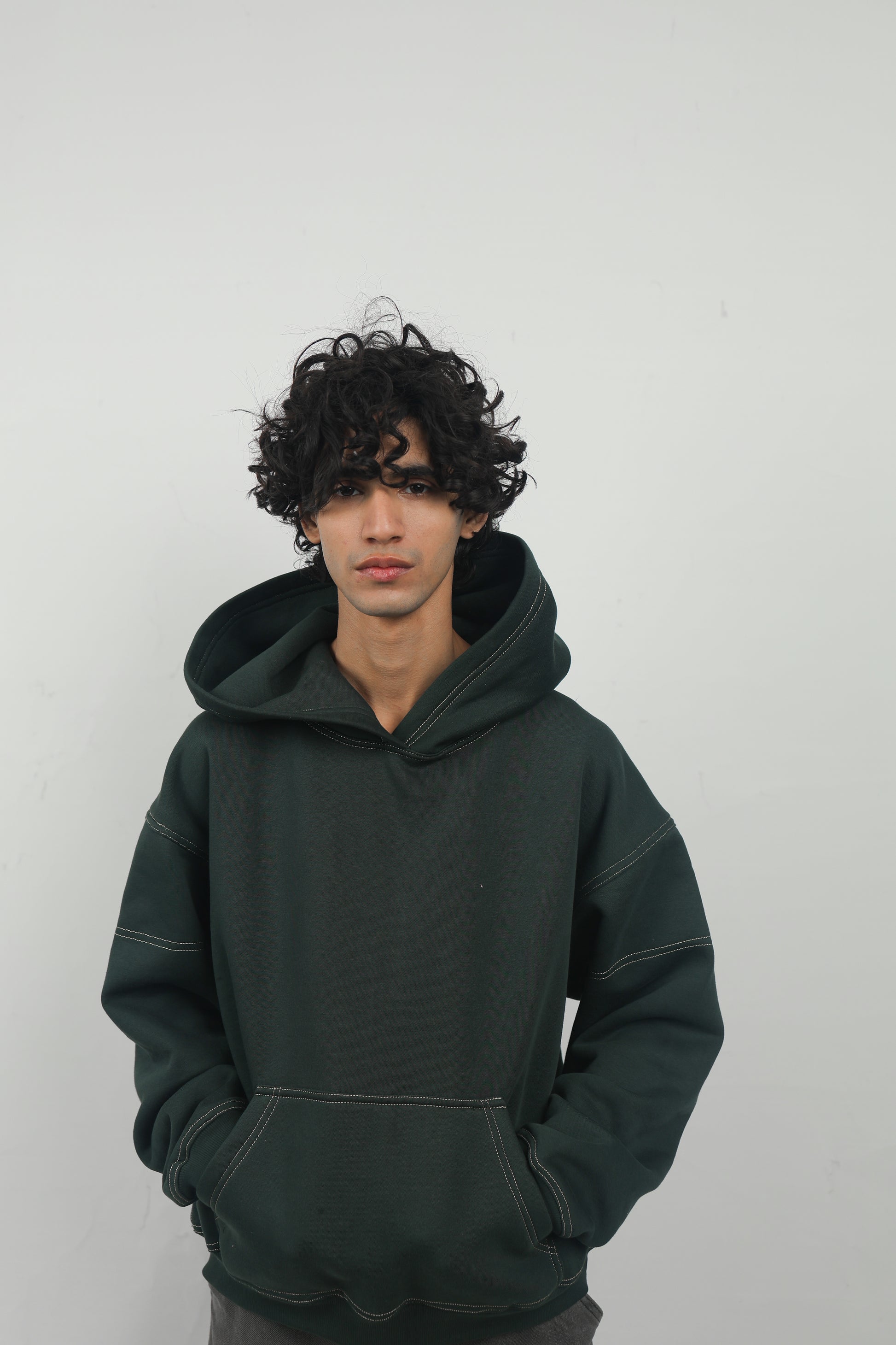 ELUX Sunburst Graphic Hoodie front view indoor