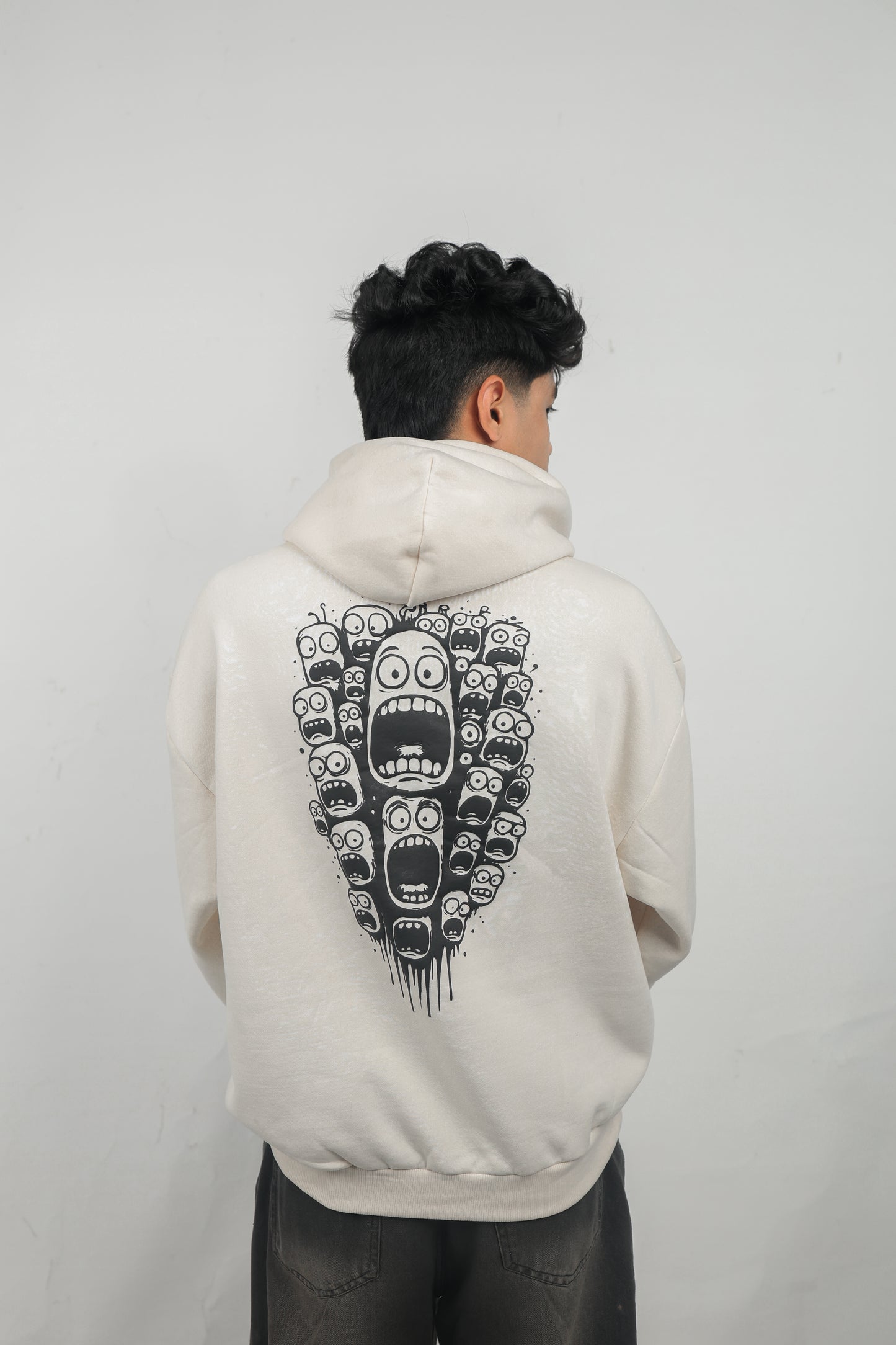 ELUX Urban Monster Back Graphic Hoodie back view