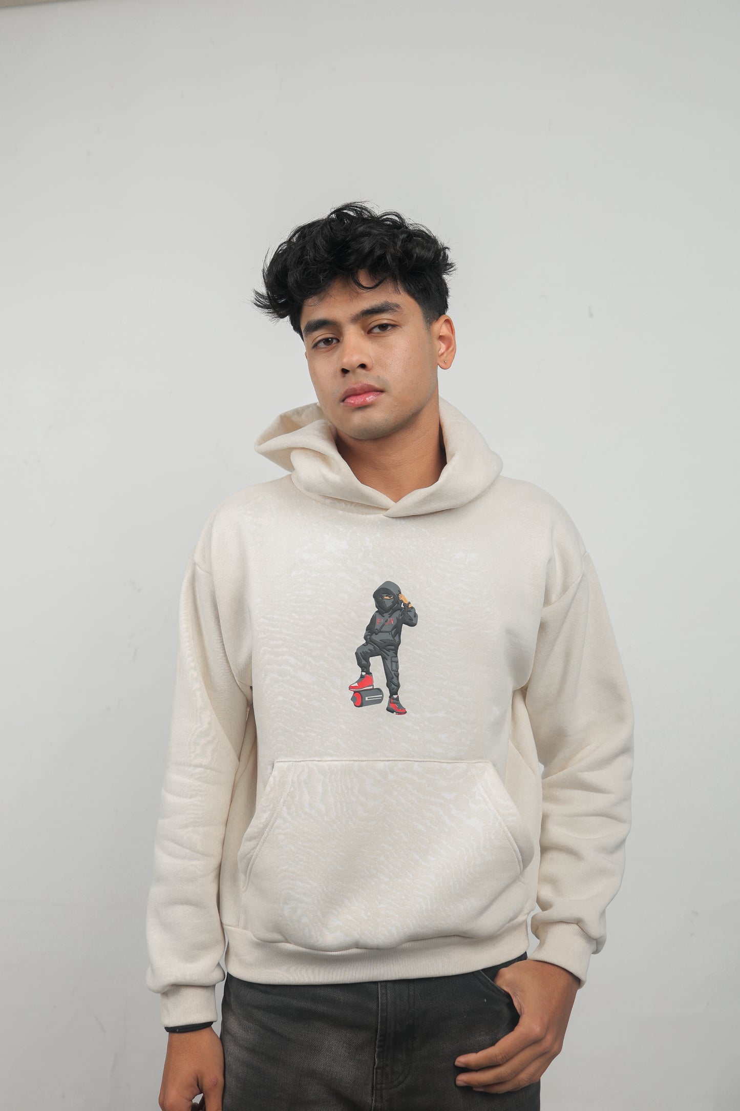 ELUX Urban Rebel Graphic Hoodie front view