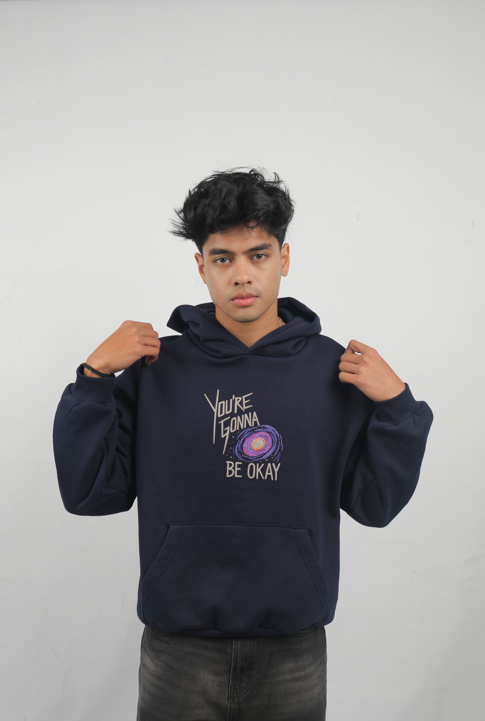 ELUX You're Gonna Be Okay Graphic Hoodie front view